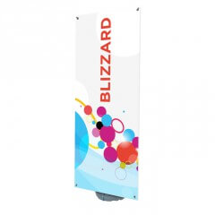 Blizzard outdoor banner - full view - exhibition display