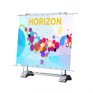 Outdoor banner, freestanding - Horizon outdoor banner