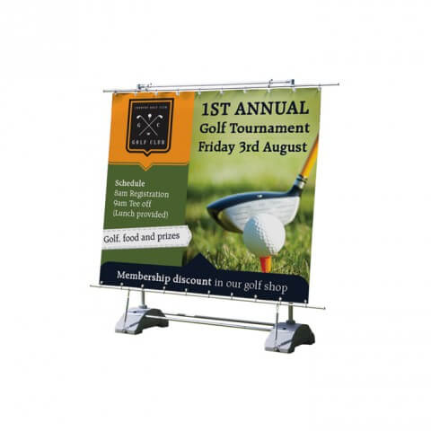 Horizon Outdoor Banner - Graphic Example - Golf Tournament