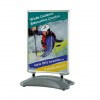H20 Swingmaster pavement sign - graphics example - Wells outdoor