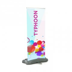 Typhoon outdoor banner - full view - exhibition display