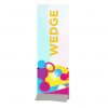 Indoor banner stand - Wedge rigid banner Fresco - exhibition display