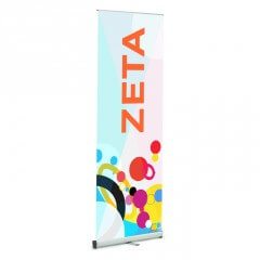 Fresco Budget banner stand - Zeta roller banner - Exhibition display