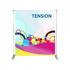 Tension banner stands