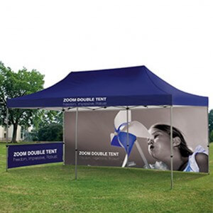 Large Zoom tent perfect for outdoor displays