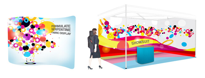Fabric exhibition stands