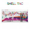 ShellTac shell scheme display made-to-measure floor-to-ceiling graphics.