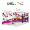 ShellTac shell scheme display made-to-measure floor-to-ceiling graphics.