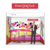 Shell scheme liner - ShowSuit fabric display