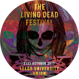 leeds university students union floor sticker - the living dead festival, printed here at Fresco Picturewall