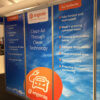 Vbanner for Engenie on shell scheme at an exhibition