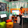 Vbanner for Mappix on shell scheme at an exhibition