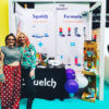 Squelch Wellies using ShellGraphic at a trade show