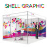 ShellGraphic 3D Illustration of a 4x3 shell scheme