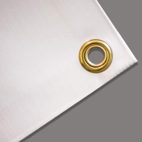 Outdoor banner brass eyelet