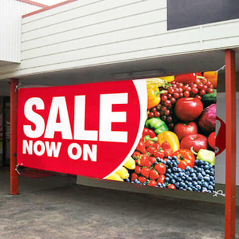 ALL DAY BREAKFAST PVC Printed Banner Outdoor/Indoor Ideal cafe etc 