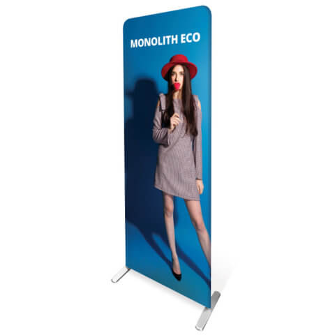 Formulate Monolith Eco Display image of girl in red hat