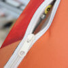 Modulate™ fabric graphic zip close-up