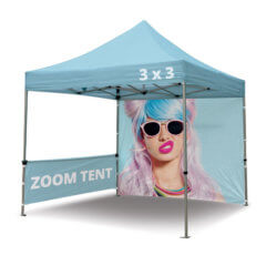 Zoom Tent Frame with half and full wall