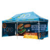 Zoom Tent Frame 6x3 with Burger Graphics